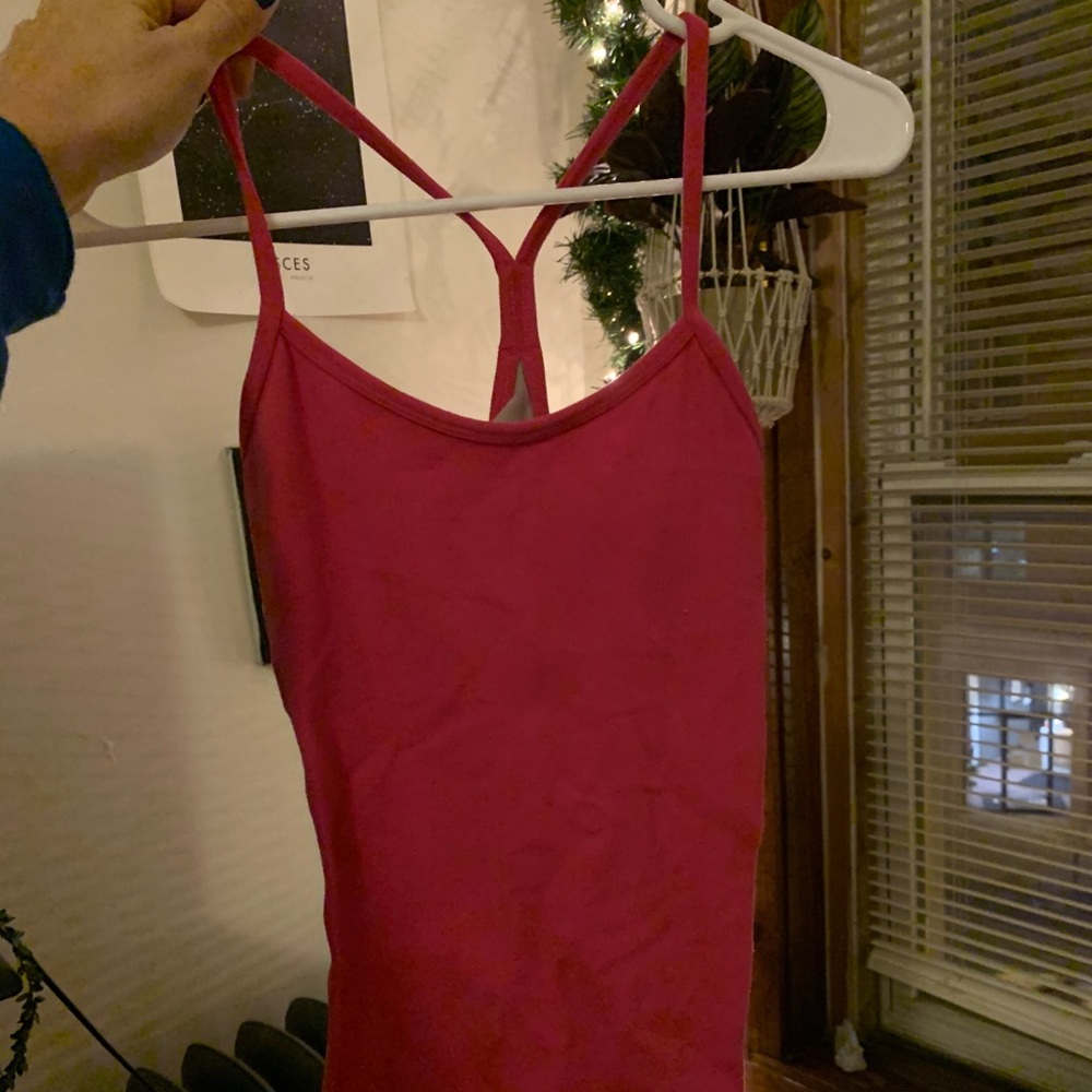 Pink Lululemon Tank